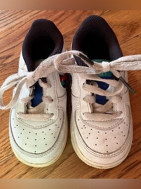 Nike Air Force 1 Low White Hyper Crayon Multi-Color CU4634-100, Size 6C